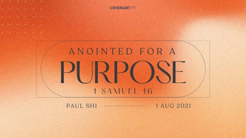Anointed for a Purpose